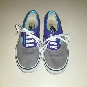 Vans Grey Purple Sneakers Women's 7.5